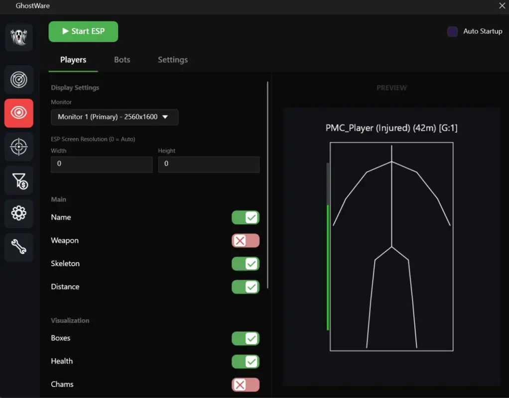 Ghostware EFT DMA — DMA CHEATS screenshot 1